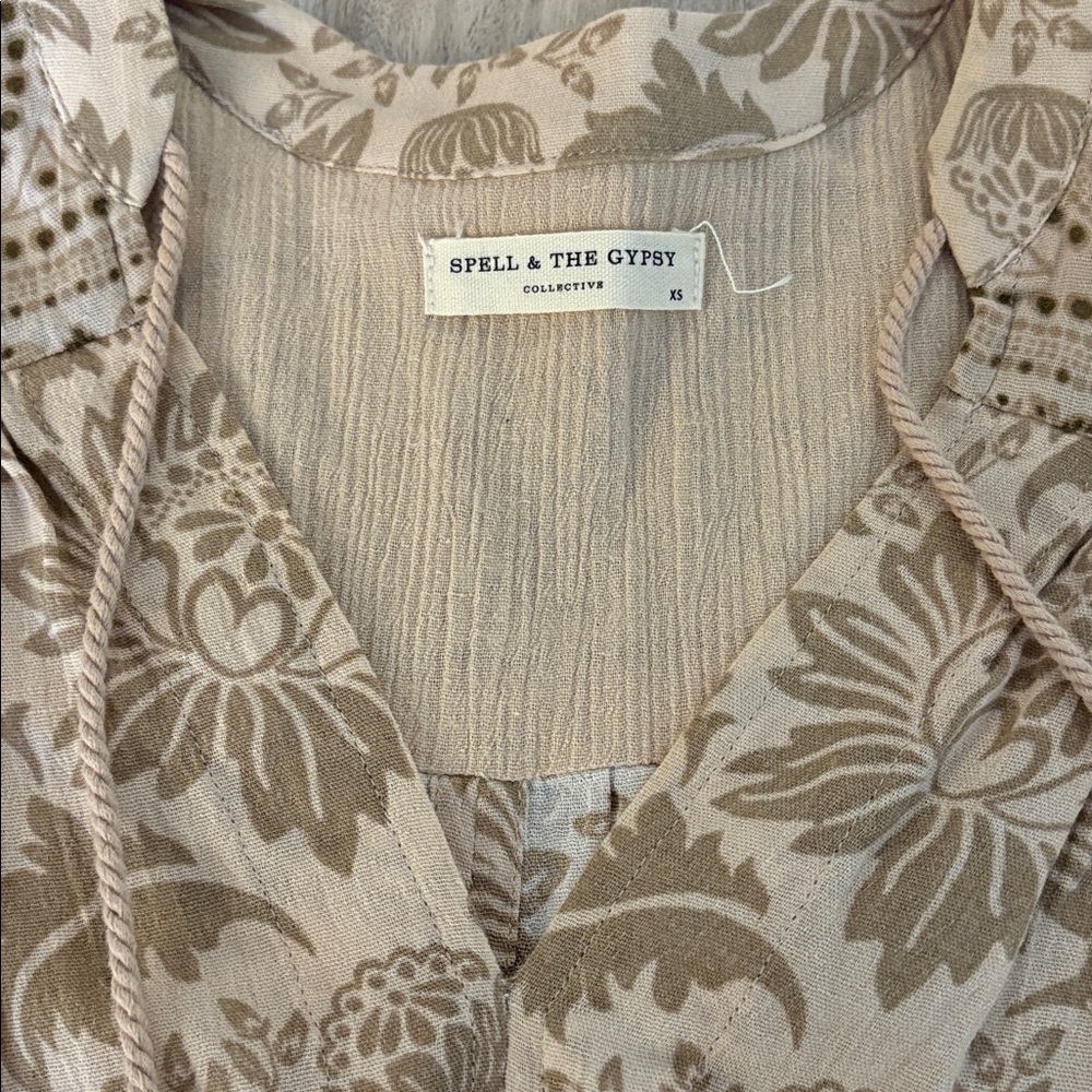 Spell & The Gypsy Lioness Tunic Dress in Smoke Size XS - Picture 4 of 11